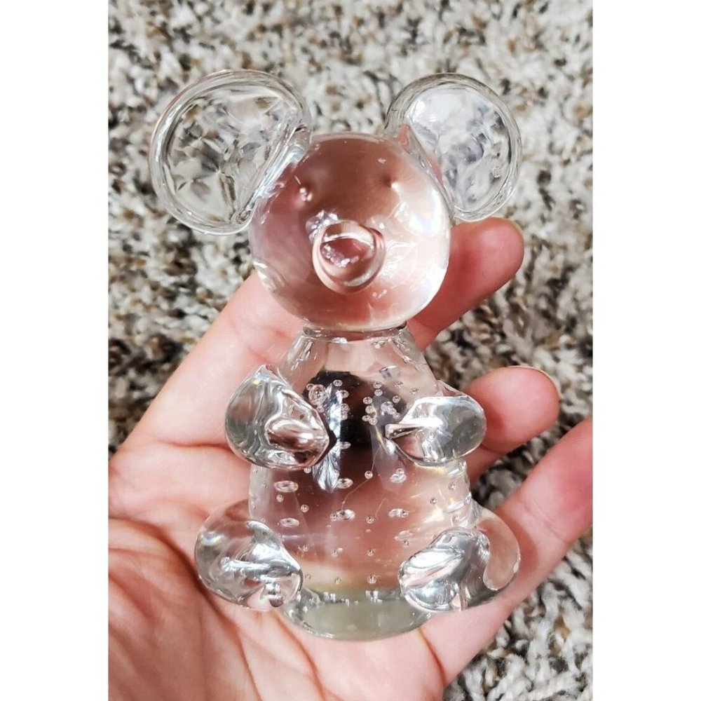 Clear Bubbles Mouse Paperweight